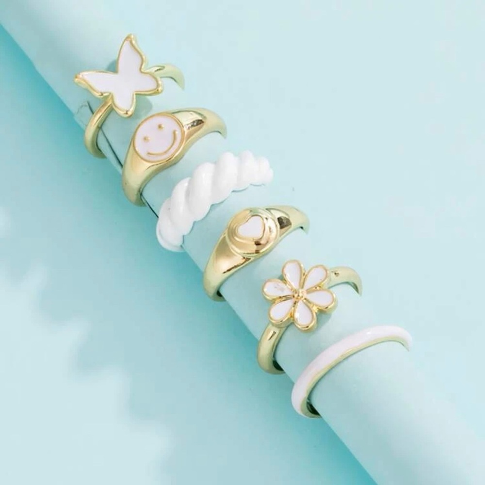 6 piece ring set